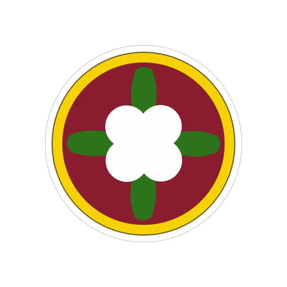 184 Sustainment Command (U.S. Army) REVERSE PRINT Transparent Die-Cut STICKER - The Sticker Space