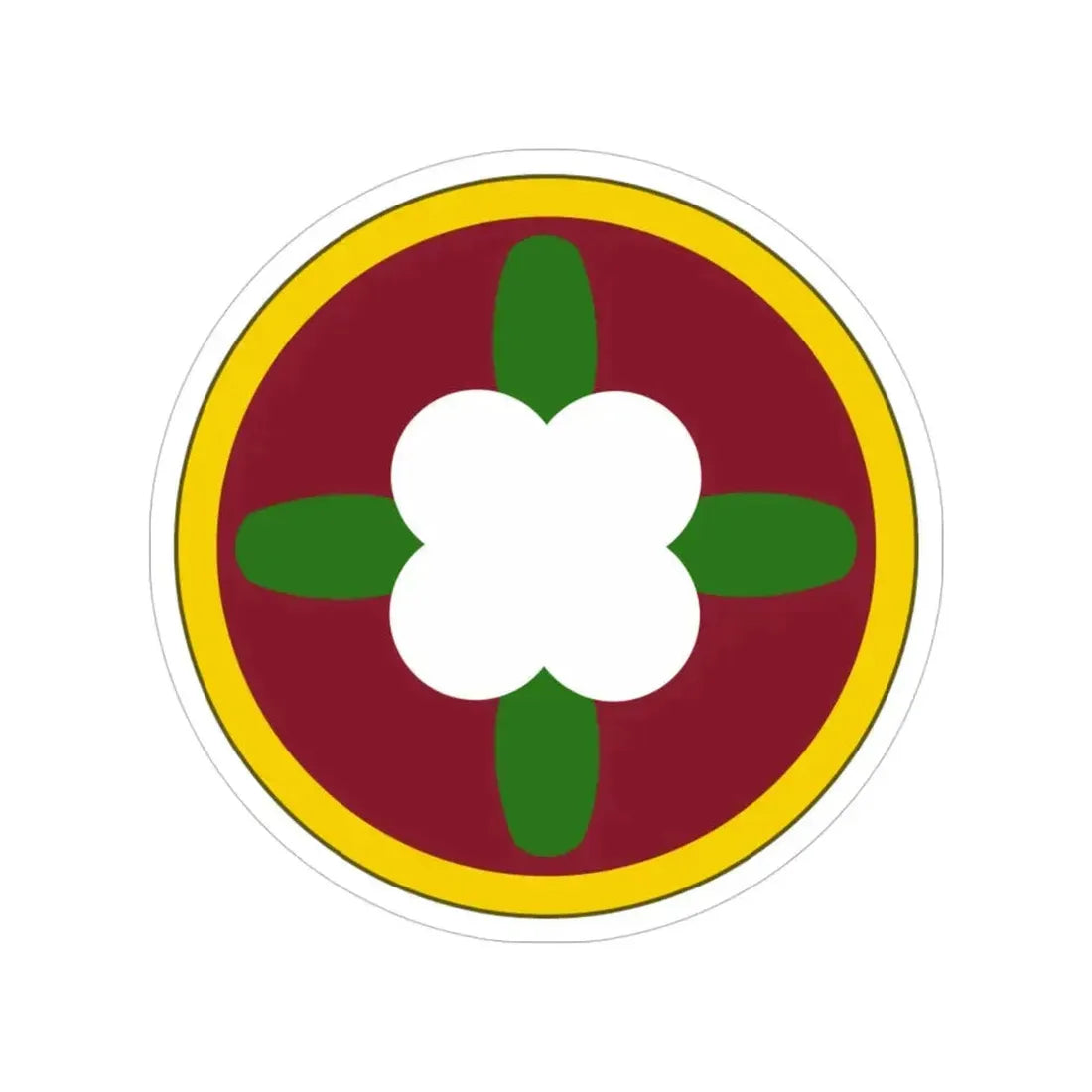 184 Sustainment Command (U.S. Army) Transparent STICKER Die-Cut Vinyl Decal 4 Inch - The Sticker Space