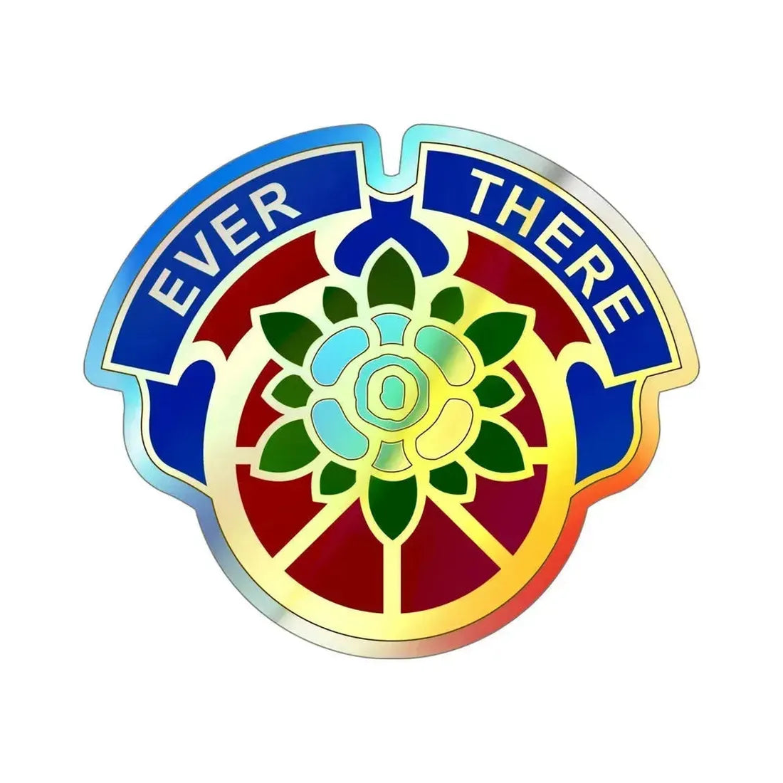 184 Sustainment Command v2 (U.S. Army) Holographic STICKER Die-Cut Vinyl Decal 5 Inch Holographic - The Sticker Space