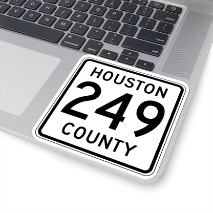 Houston County Route 249 MN (Minnesota) (Road Sign) STICKER Vinyl Kiss-Cut Decal