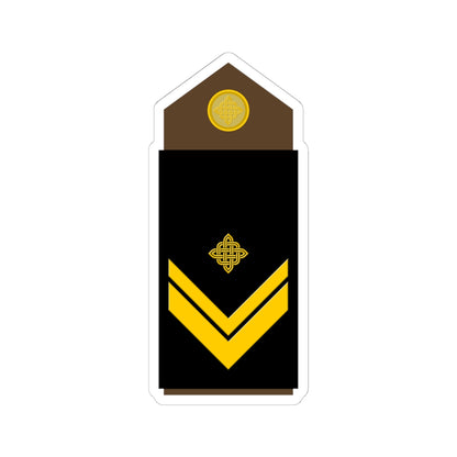 Army HRV OR 07 (Croatia) (Military Rank) STICKER Vinyl Kiss-Cut Decal