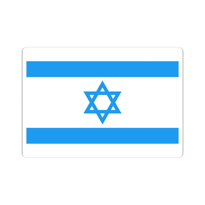 Flag of Israel Light Blue 3-2 (Israel) STICKER Vinyl Kiss-Cut Decal