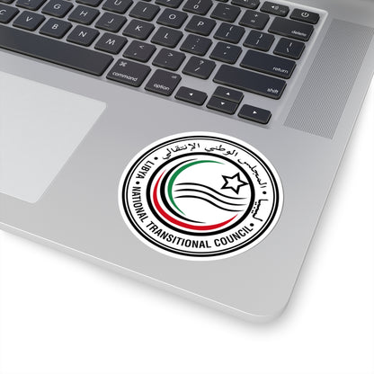 Seal of the National Transitional Council Libya (Libya) (Coat of Arms) STICKER Vinyl Kiss-Cut Decal