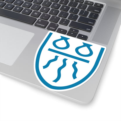 Ballerup Kommune coa (Denmark) (Coat of Arms) STICKER Vinyl Kiss-Cut Decal