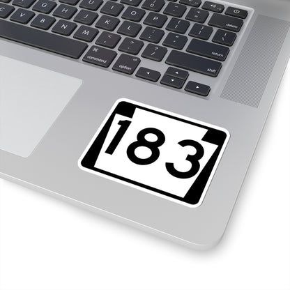 PA-183 (Pennsylvania) (Road Sign) STICKER Vinyl Kiss-Cut Decal