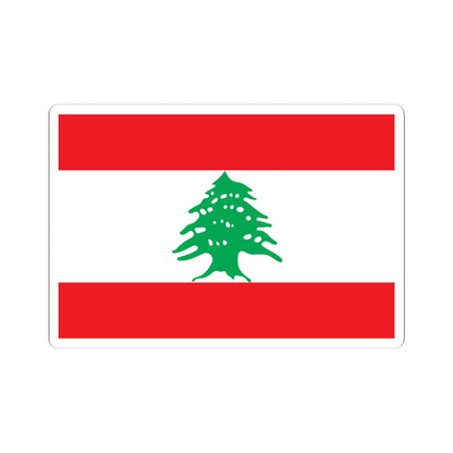 Flag of Lebanon WFB (Lebanon) STICKER Vinyl Kiss-Cut Decal