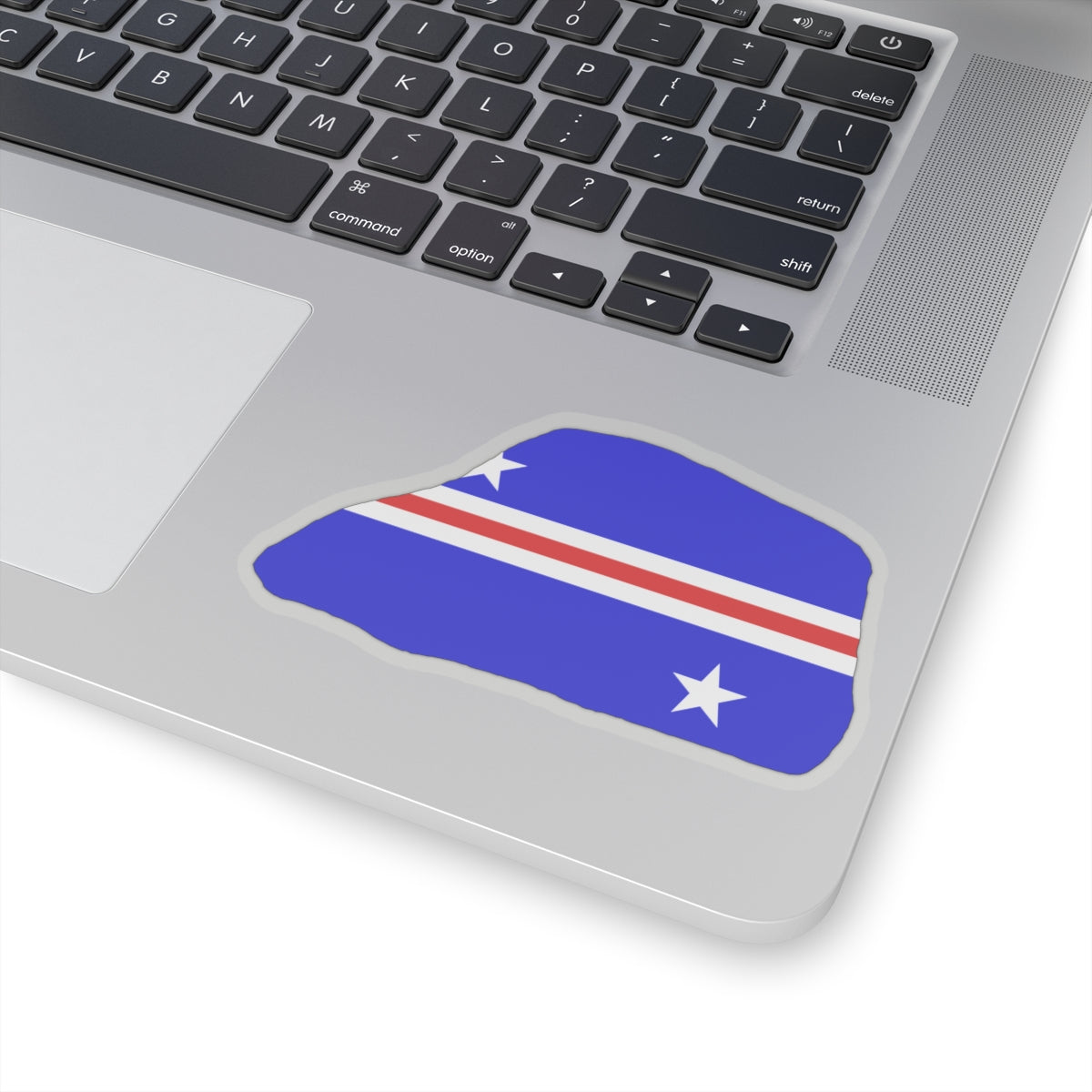 Jarvis Island flag map local (United States) STICKER Vinyl Kiss-Cut Decal