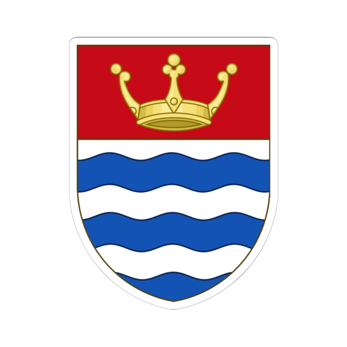 Arms of the Council of Greater London (England) (Coat of Arms) STICKER Vinyl Kiss-Cut Decal