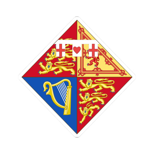 Arms of Anne the Princess Royal (United Kingdom) (Coat of Arms) STICKER Vinyl Kiss-Cut Decal