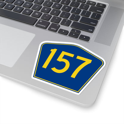 PR secondary 157 (Puerto Rico) (Road Sign) STICKER Vinyl Kiss-Cut Decal