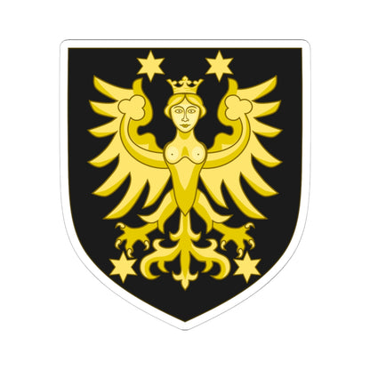 Arms of the house of Cirksena 1 (Denmark) (Coat of Arms) STICKER Vinyl Kiss-Cut Decal