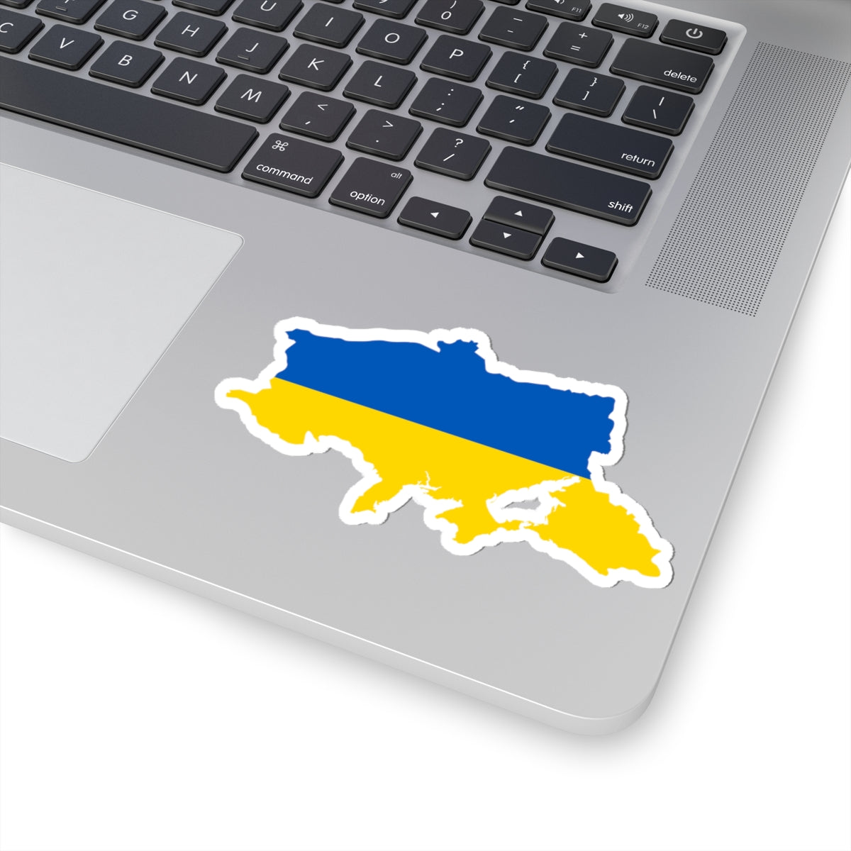 Flag map of Ukrainian Peoples Republic (Ukraine) STICKER Vinyl Kiss-Cut Decal