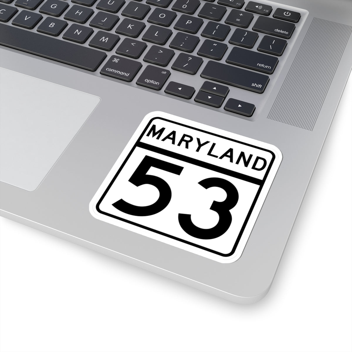MD Route 53 (Maryland) (Road Sign) STICKER Vinyl Kiss-Cut Decal