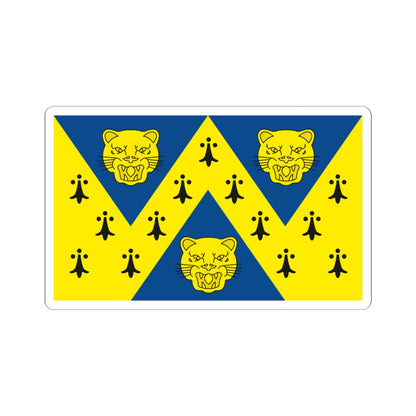 Flag of Shropshire (England) STICKER Vinyl Kiss-Cut Decal