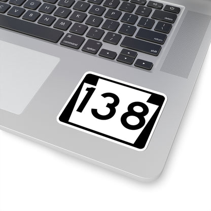 PA-138 (Pennsylvania) (Road Sign) STICKER Vinyl Kiss-Cut Decal
