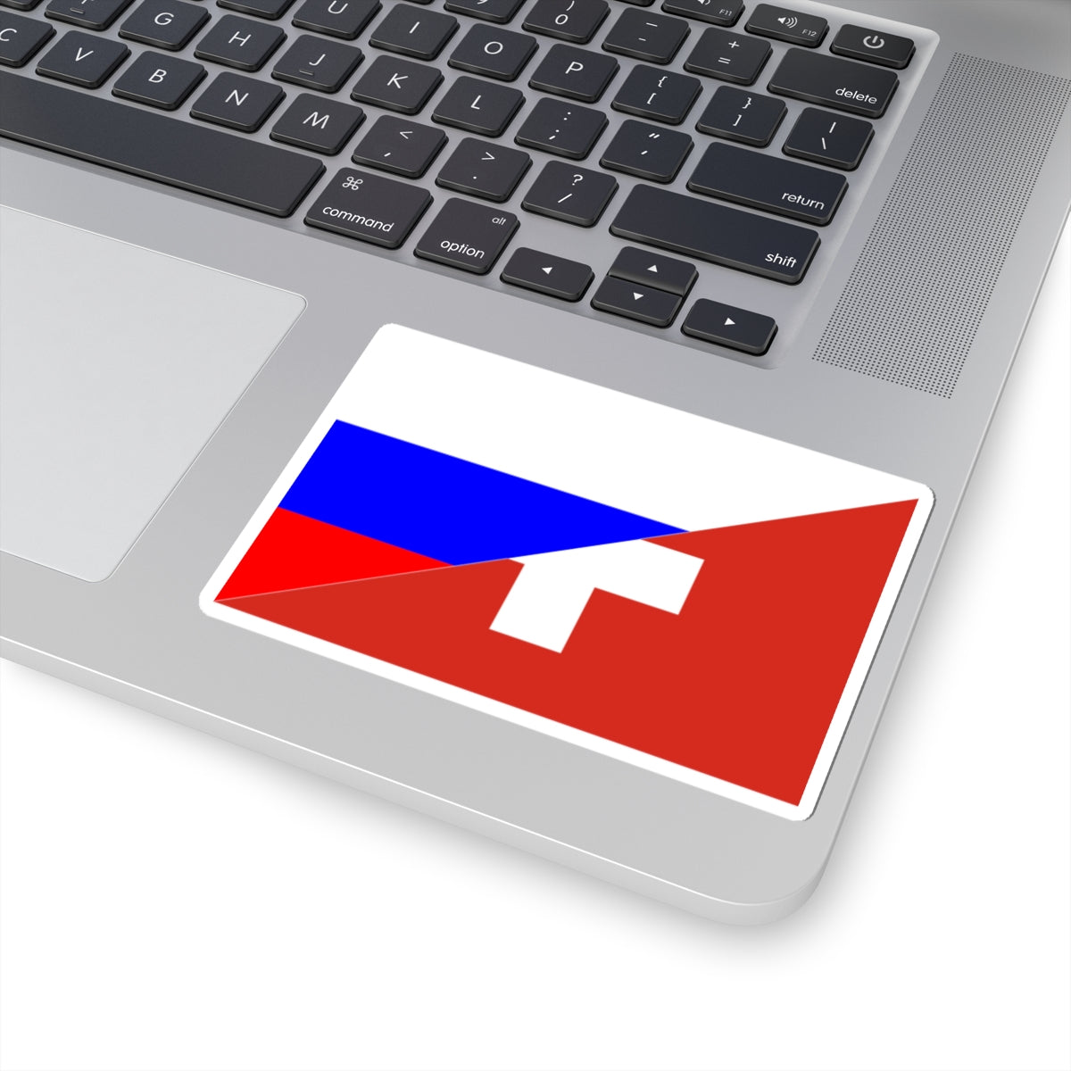Flag of Switzerland and Russia (Russia) STICKER Vinyl Kiss-Cut Decal