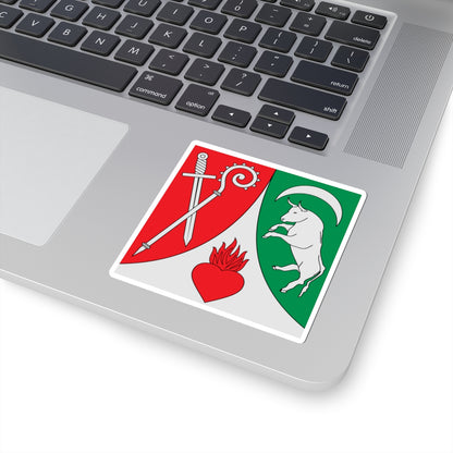 Flag of Jean-Marie Lovey (Switzerland) STICKER Vinyl Kiss-Cut Decal