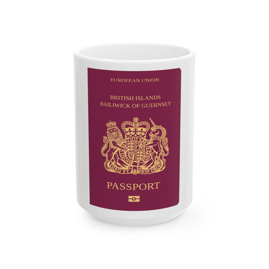 Guernsey Passport - White Coffee Mug