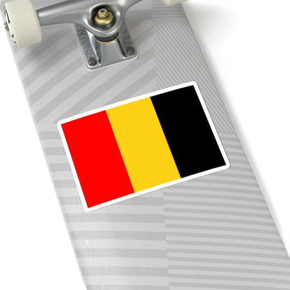 Flag of Besancon (France) STICKER Vinyl Kiss-Cut Decal