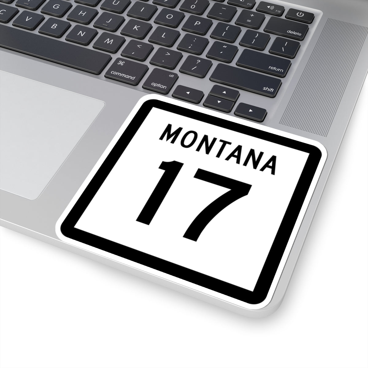 MT-17 (Montana) (Road Sign) STICKER Vinyl Kiss-Cut Decal