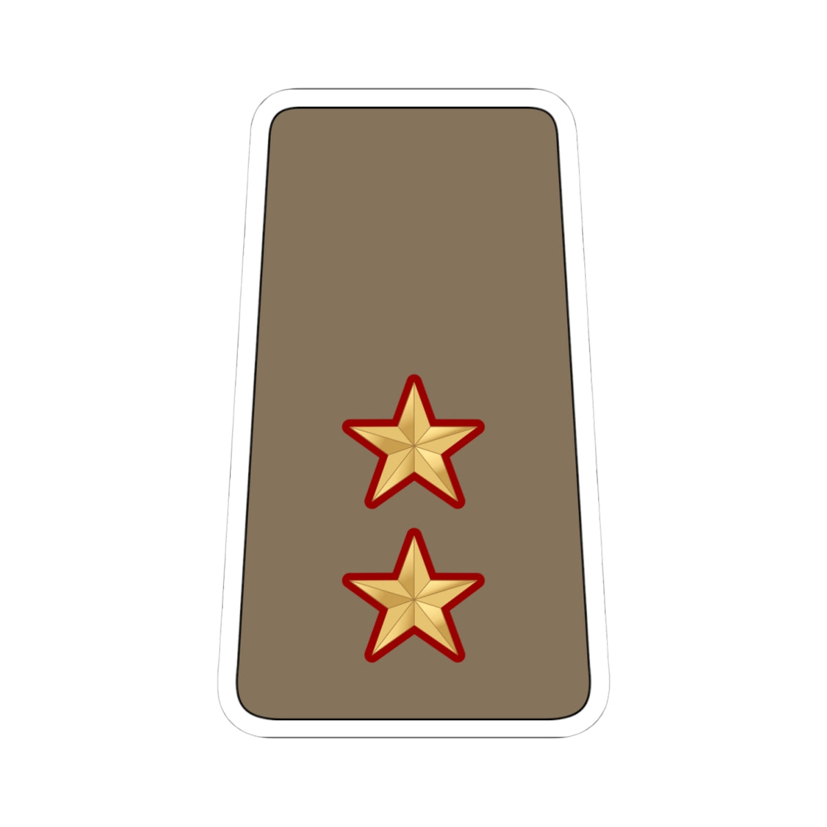 08. KLF 1LT (Kuwait) (Military Rank) STICKER Vinyl Kiss-Cut Decal