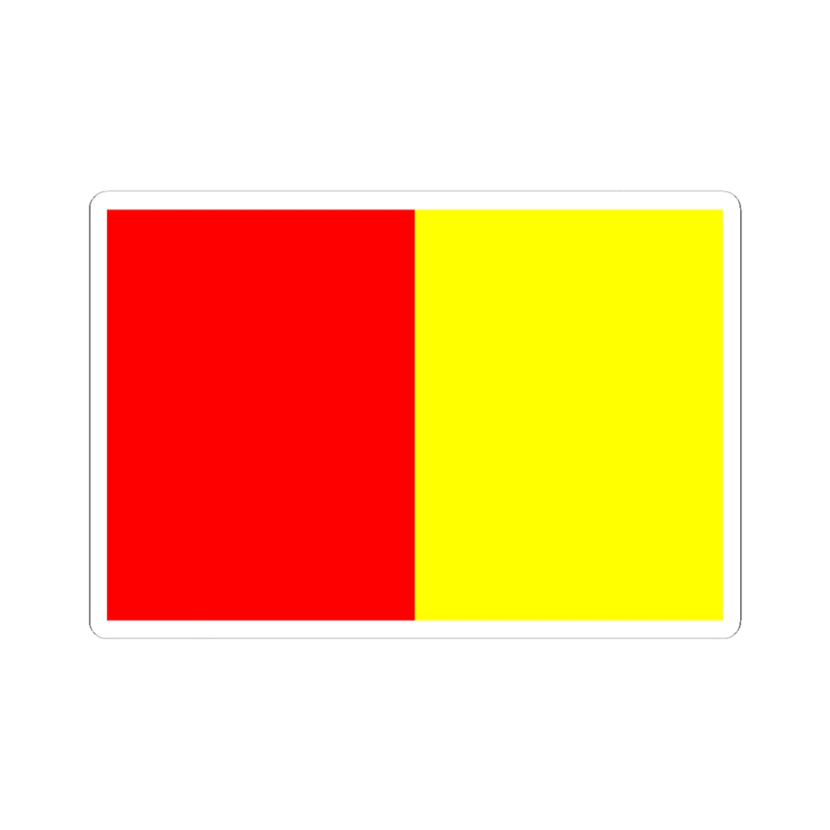 Flag of Grenoble (France) STICKER Vinyl Kiss-Cut Decal