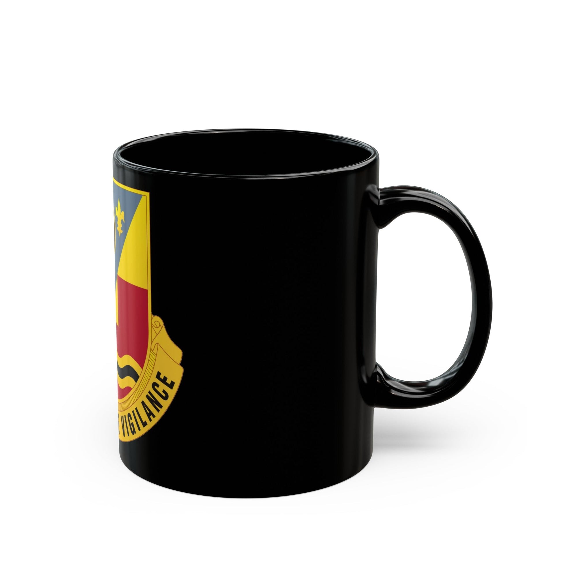 184th Artillery Regiment (U.S. Army) Black Coffee Mug-The Sticker Space