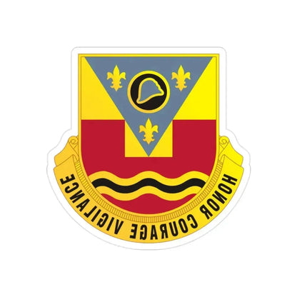 184th Artillery Regiment (U.S. Army) REVERSE PRINT Transparent Die-Cut STICKER 2 Inch Die-Cut Transparent - The Sticker Space