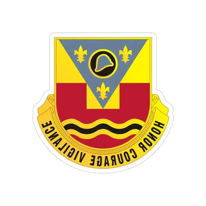 184th Artillery Regiment (U.S. Army) REVERSE PRINT Transparent Die-Cut STICKER 4 Inch Die-Cut Transparent - The Sticker Space
