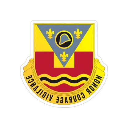 184th Artillery Regiment (U.S. Army) REVERSE PRINT Transparent Die-Cut STICKER 5 Inch Die-Cut Transparent - The Sticker Space