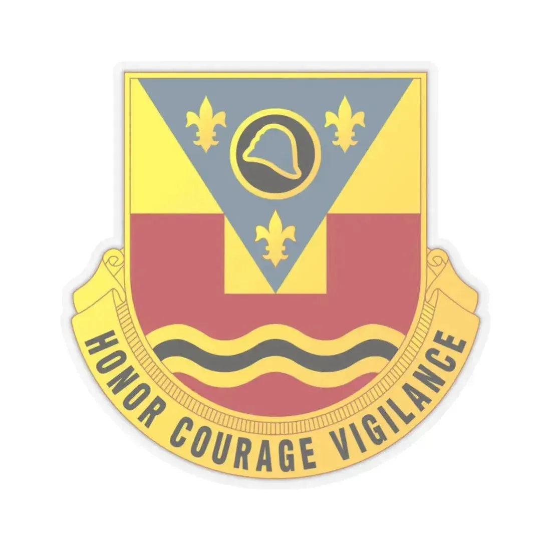 184th Artillery Regiment (U.S. Army) STICKER Vinyl Kiss-Cut Decal 3 Inch Transparent - The Sticker Space