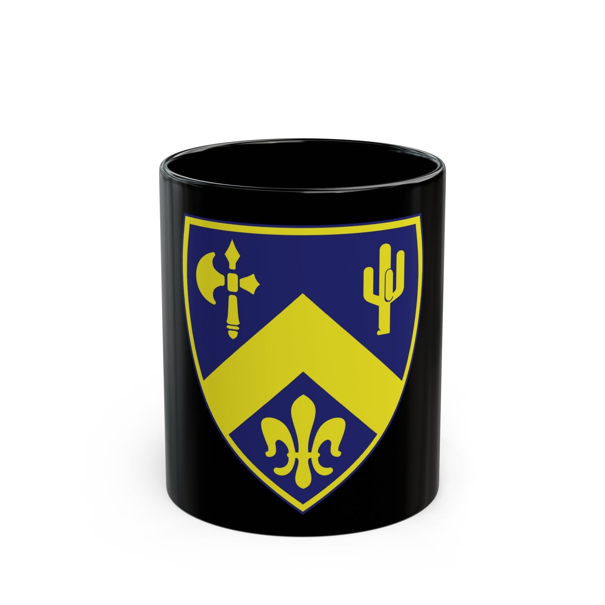 184th Infantry Regiment (U.S. Army) Black Coffee Mug-11oz-The Sticker Space