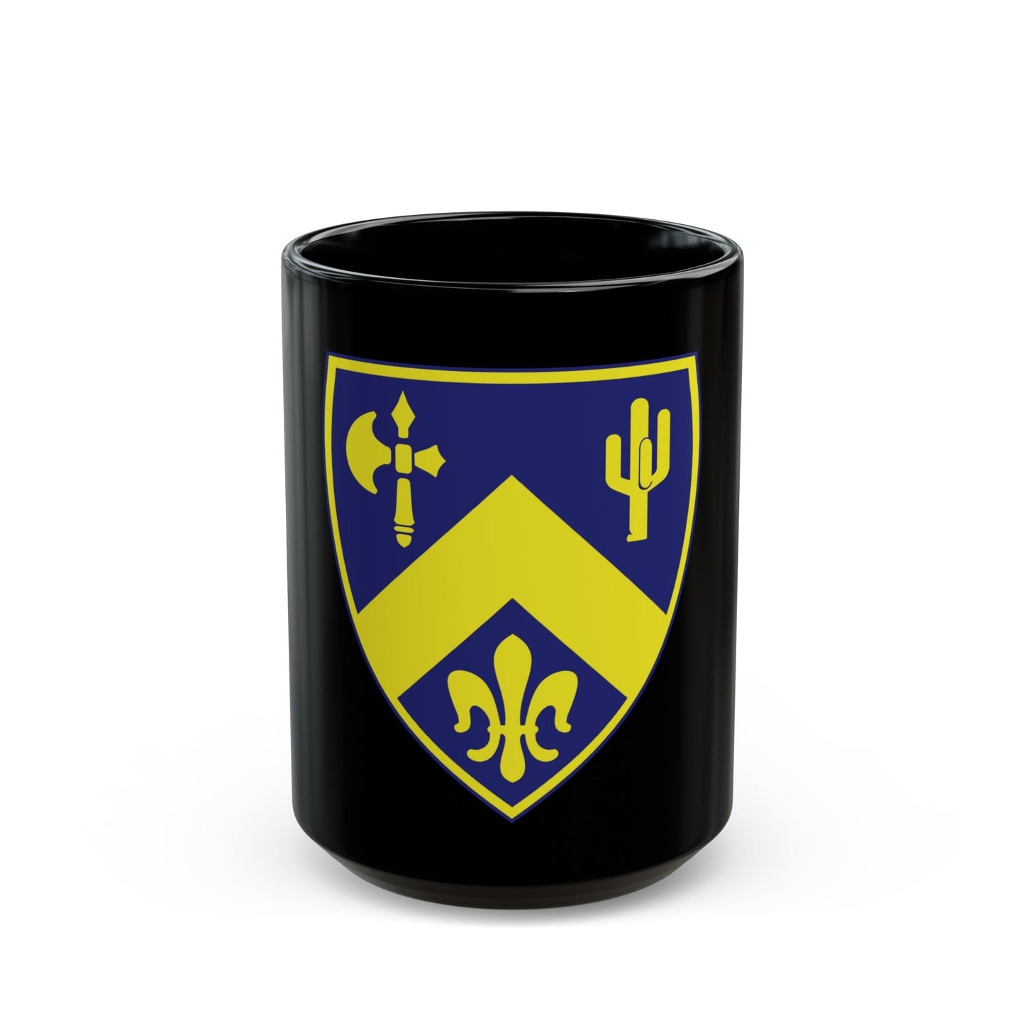 184th Infantry Regiment (U.S. Army) Black Coffee Mug-15oz-The Sticker Space