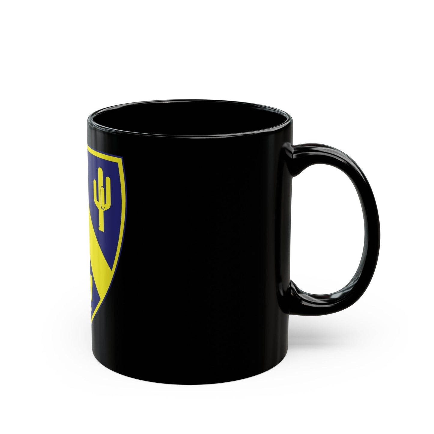 184th Infantry Regiment (U.S. Army) Black Coffee Mug-The Sticker Space