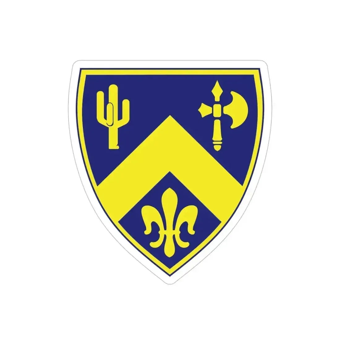 184th Infantry Regiment (U.S. Army) REVERSE PRINT Transparent Die-Cut STICKER 6 Inch Die-Cut Transparent - The Sticker Space