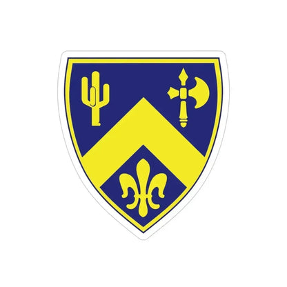 184th Infantry Regiment (U.S. Army) REVERSE PRINT Transparent Die-Cut STICKER 6 Inch Die-Cut Transparent - The Sticker Space