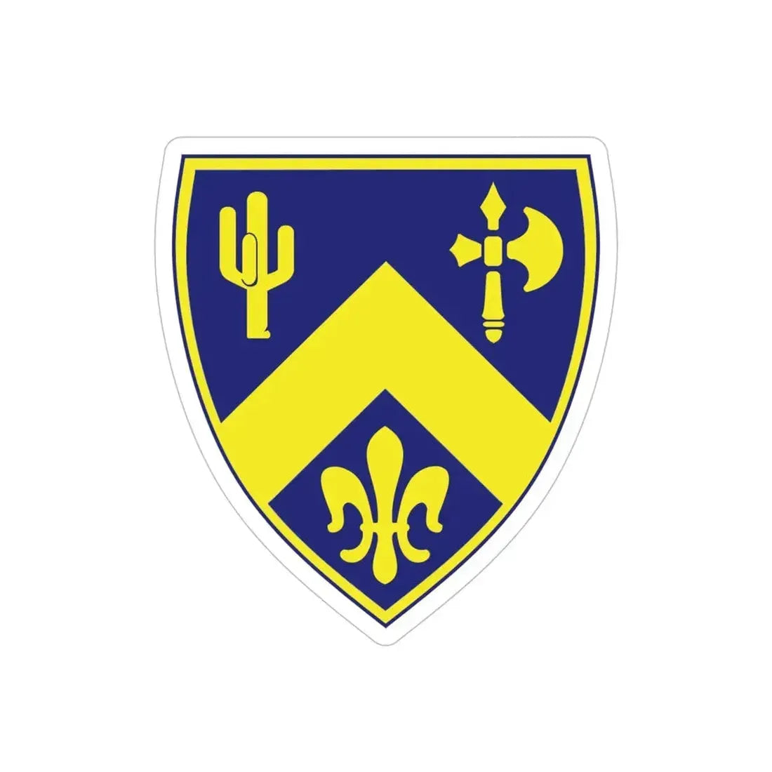 184th Infantry Regiment (U.S. Army) REVERSE PRINT Transparent Die-Cut STICKER - The Sticker Space