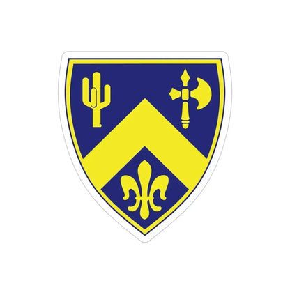 184th Infantry Regiment (U.S. Army) REVERSE PRINT Transparent Die-Cut STICKER - The Sticker Space