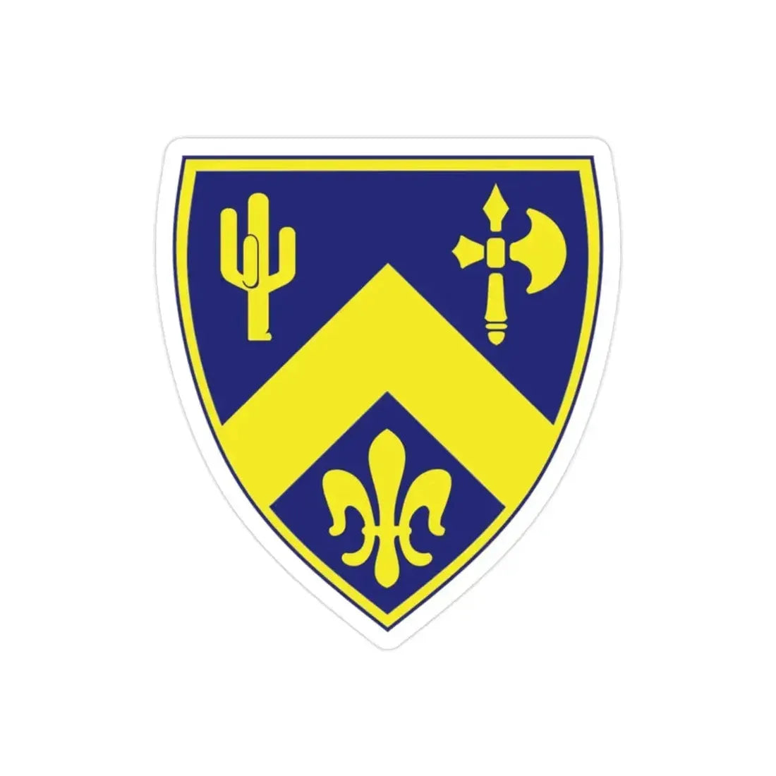 184th Infantry Regiment (U.S. Army) REVERSE PRINT Transparent Die-Cut STICKER - The Sticker Space