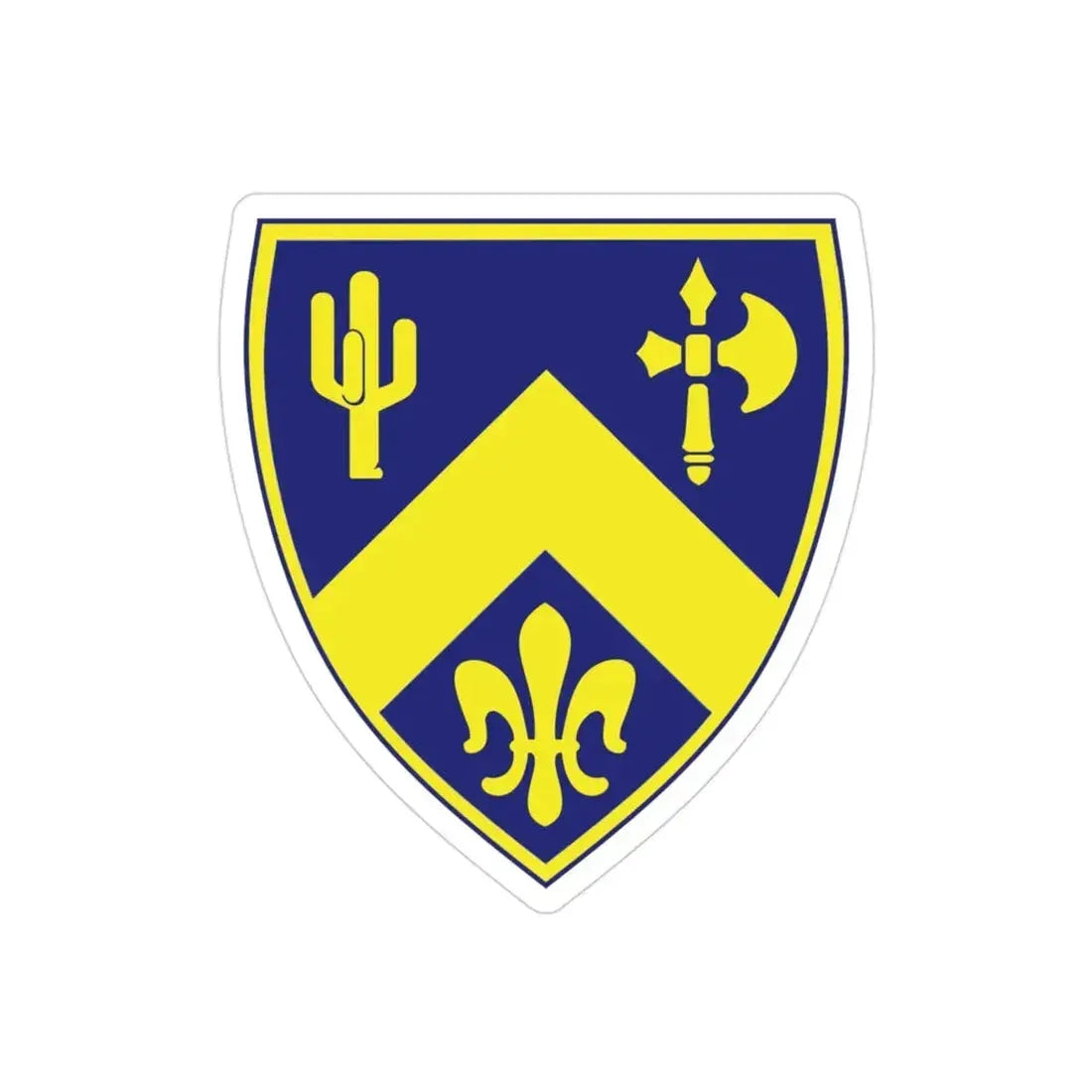 184th Infantry Regiment (U.S. Army) REVERSE PRINT Transparent Die-Cut STICKER - The Sticker Space