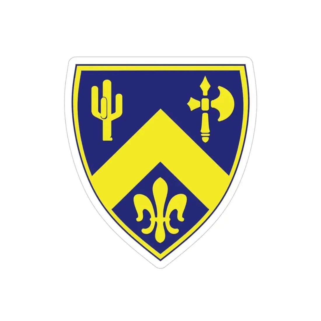 184th Infantry Regiment (U.S. Army) REVERSE PRINT Transparent Die-Cut STICKER - The Sticker Space