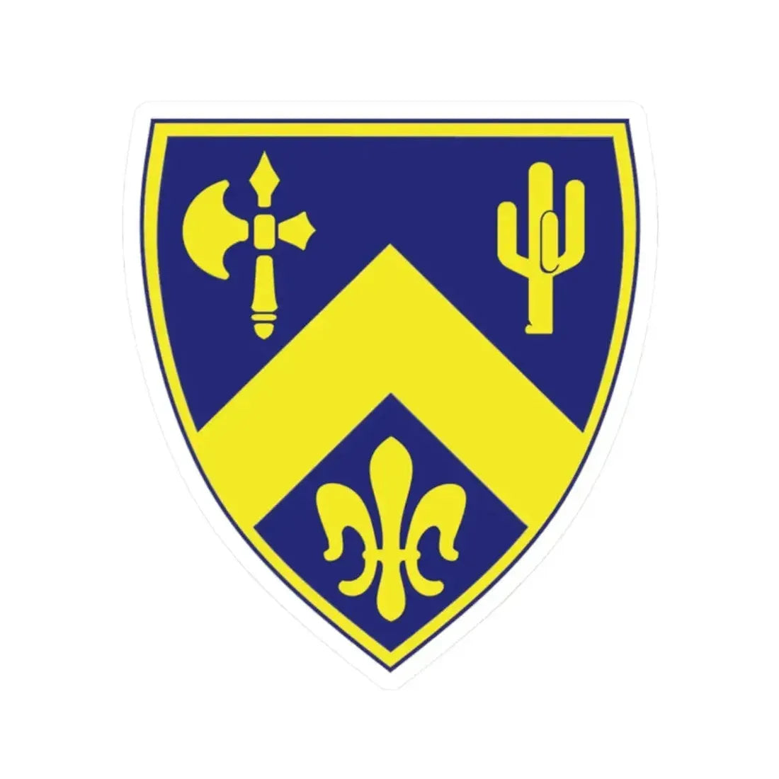 184th Infantry Regiment (U.S. Army) STICKER Vinyl Kiss-Cut Decal 2 Inch White - The Sticker Space