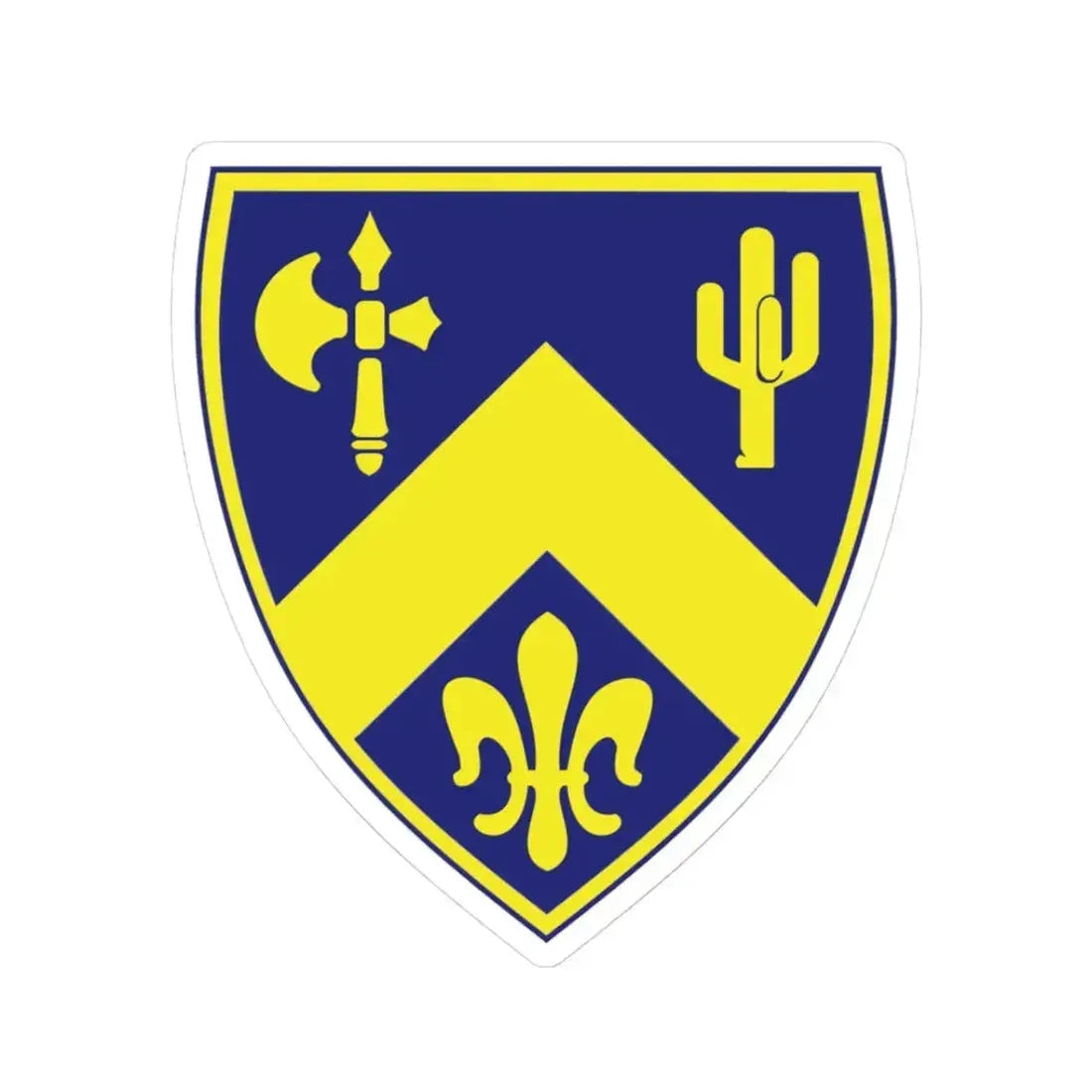 184th Infantry Regiment (U.S. Army) STICKER Vinyl Kiss-Cut Decal 3 Inch White - The Sticker Space