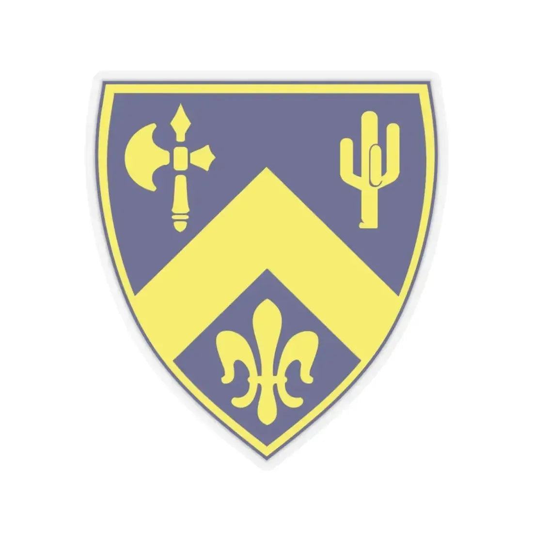 184th Infantry Regiment (U.S. Army) STICKER Vinyl Kiss-Cut Decal 4 Inch Transparent - The Sticker Space