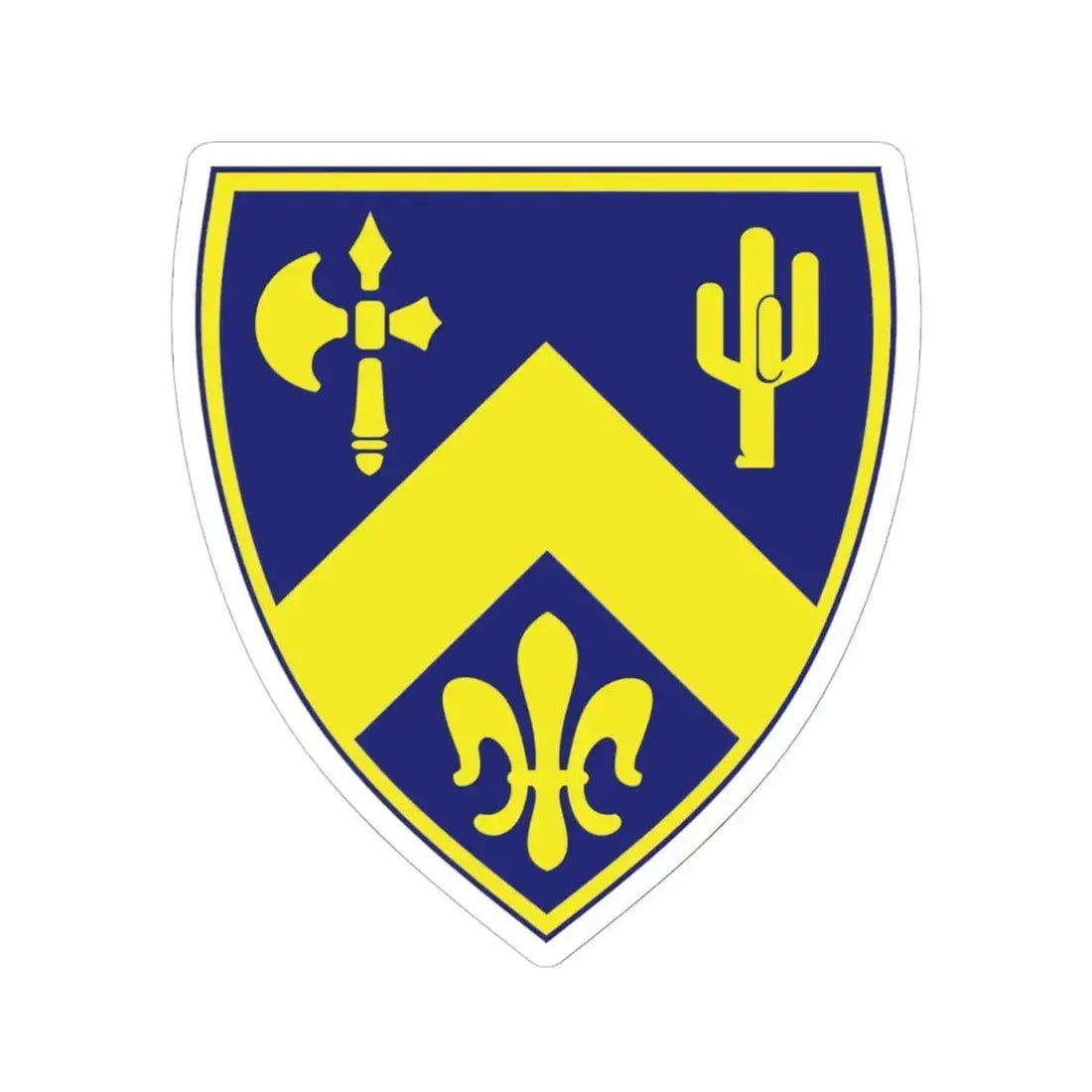 184th Infantry Regiment (U.S. Army) STICKER Vinyl Kiss-Cut Decal 6 Inch White - The Sticker Space