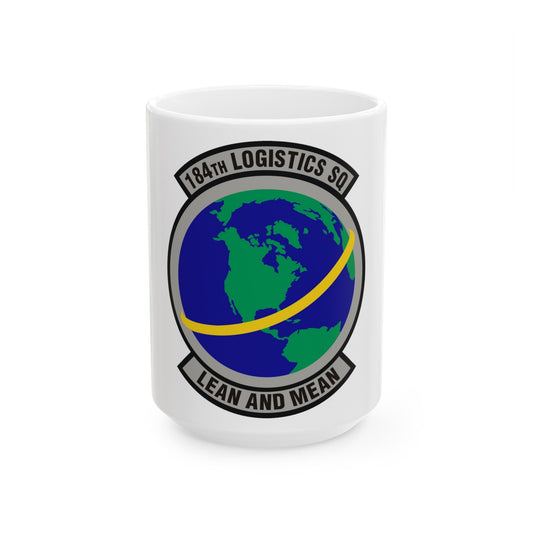 184th Logistics Squadron (U.S. Air Force) White Coffee Mug-15oz-The Sticker Space