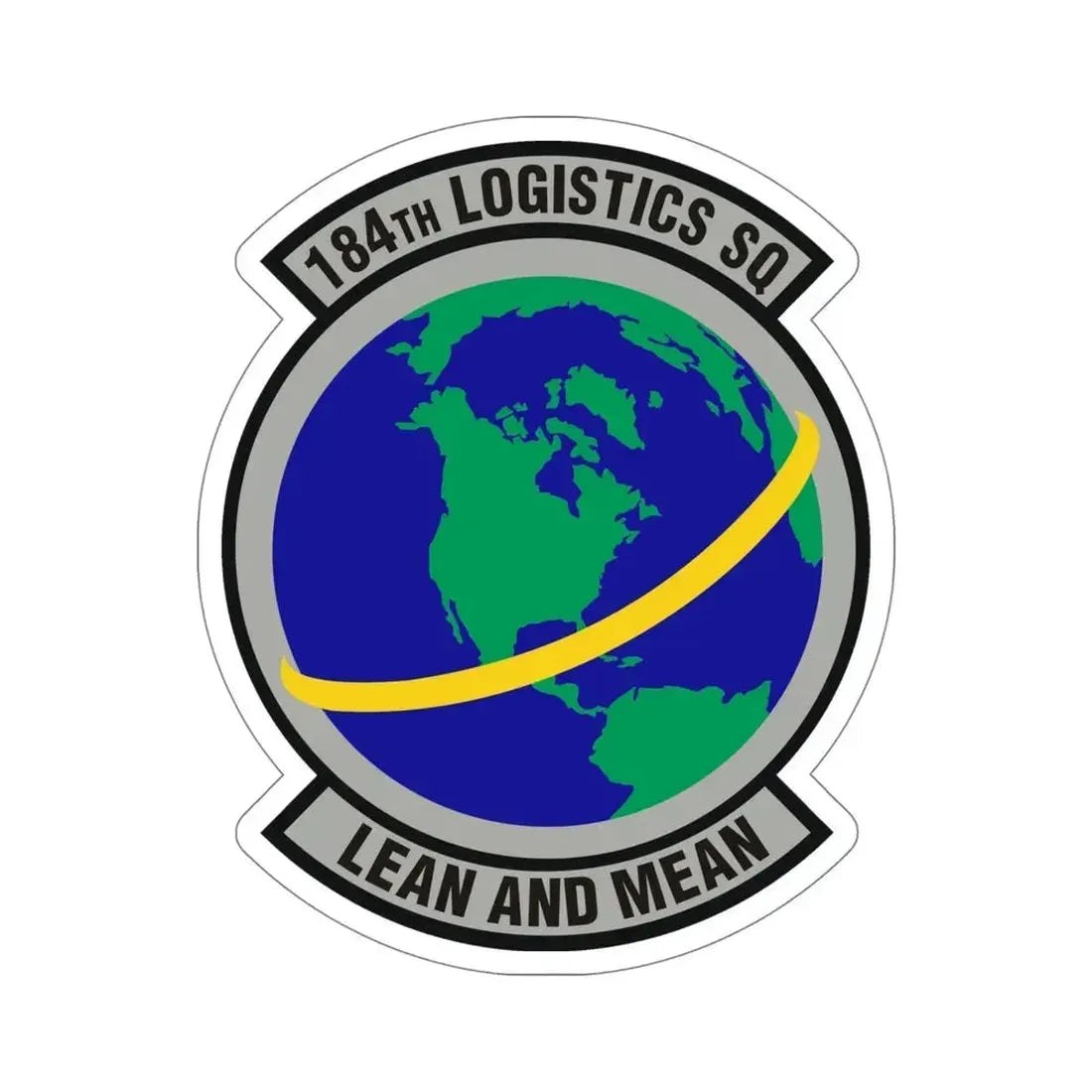 184th Logistics Squadron (U.S. Air Force) STICKER Vinyl Die-Cut Decal 5 Inch - The Sticker Space
