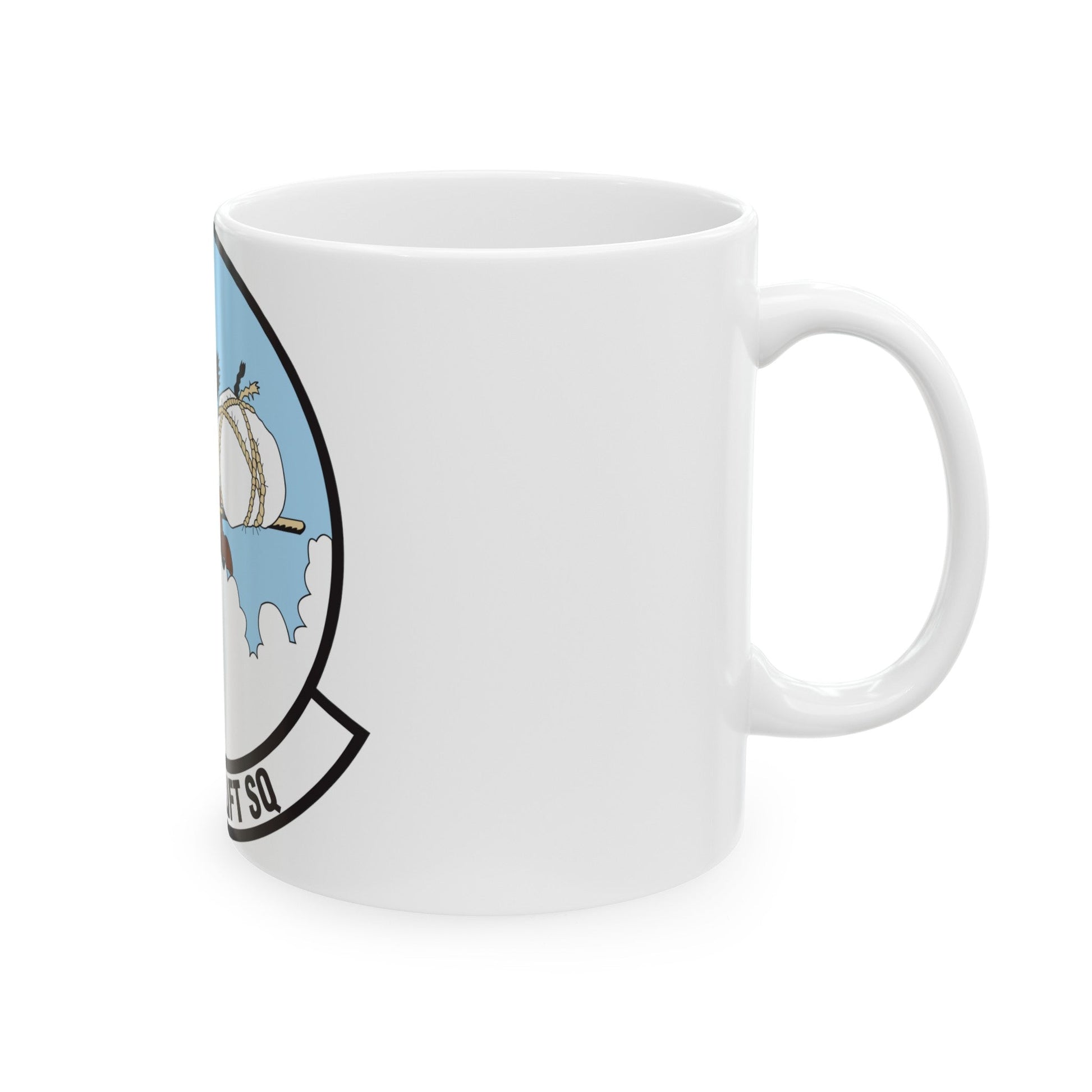 185 Airlift Squadron (U.S. Air Force) White Coffee Mug-The Sticker Space