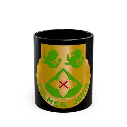 185 Armor Regiment (U.S. Army) Black Coffee Mug-11oz-The Sticker Space