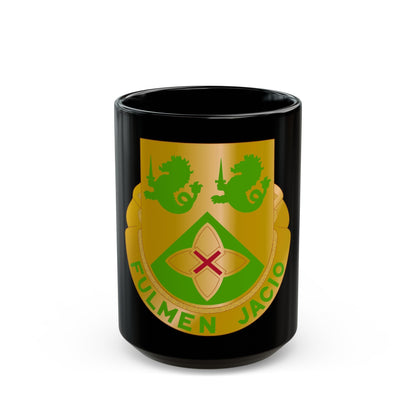 185 Armor Regiment (U.S. Army) Black Coffee Mug-15oz-The Sticker Space